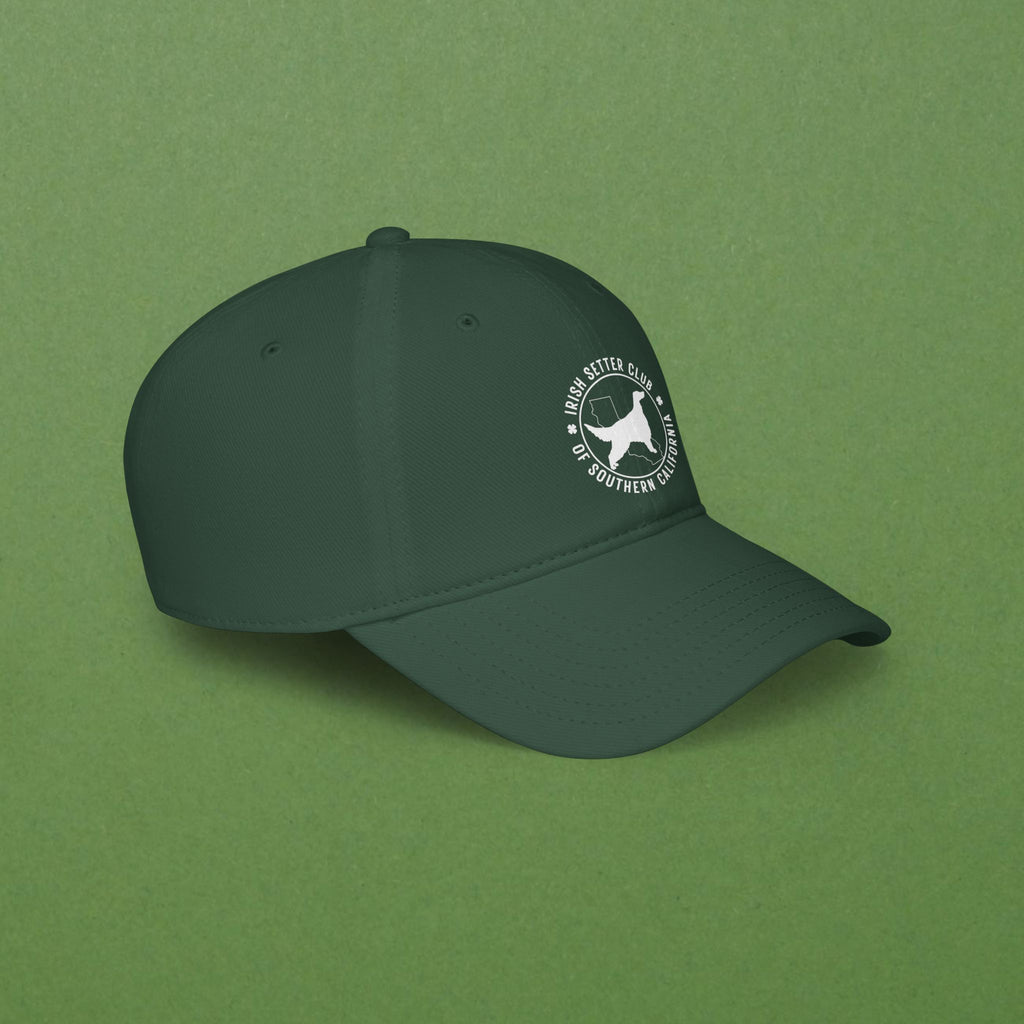 Irish Setter Club New Round Logo Low Profile Baseball Cap