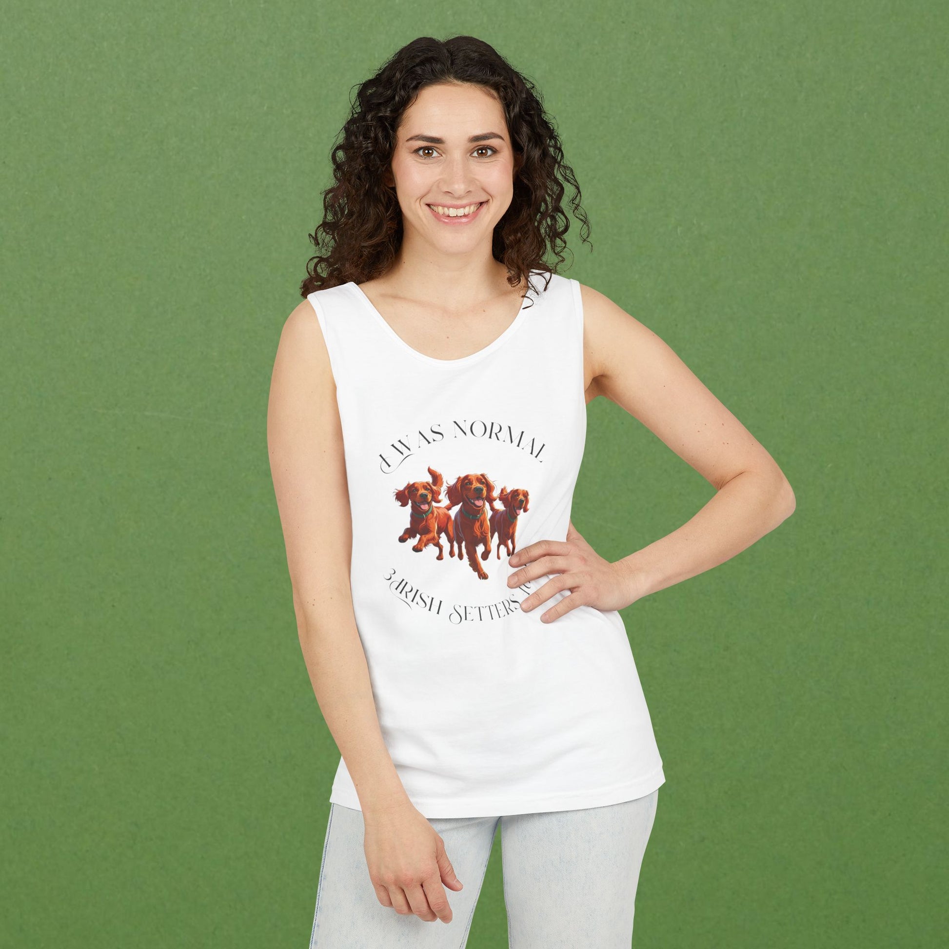 I Was Normal  3 Irish Setters Ago Unisex Tank