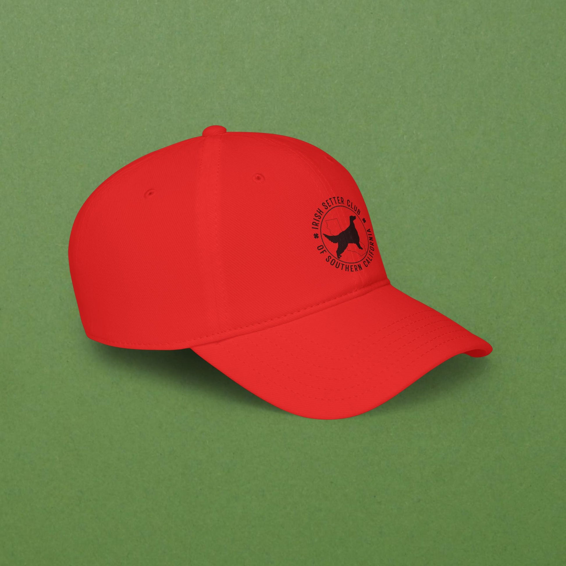 Irish Setter Club New Round Logo Low Profile Baseball Cap