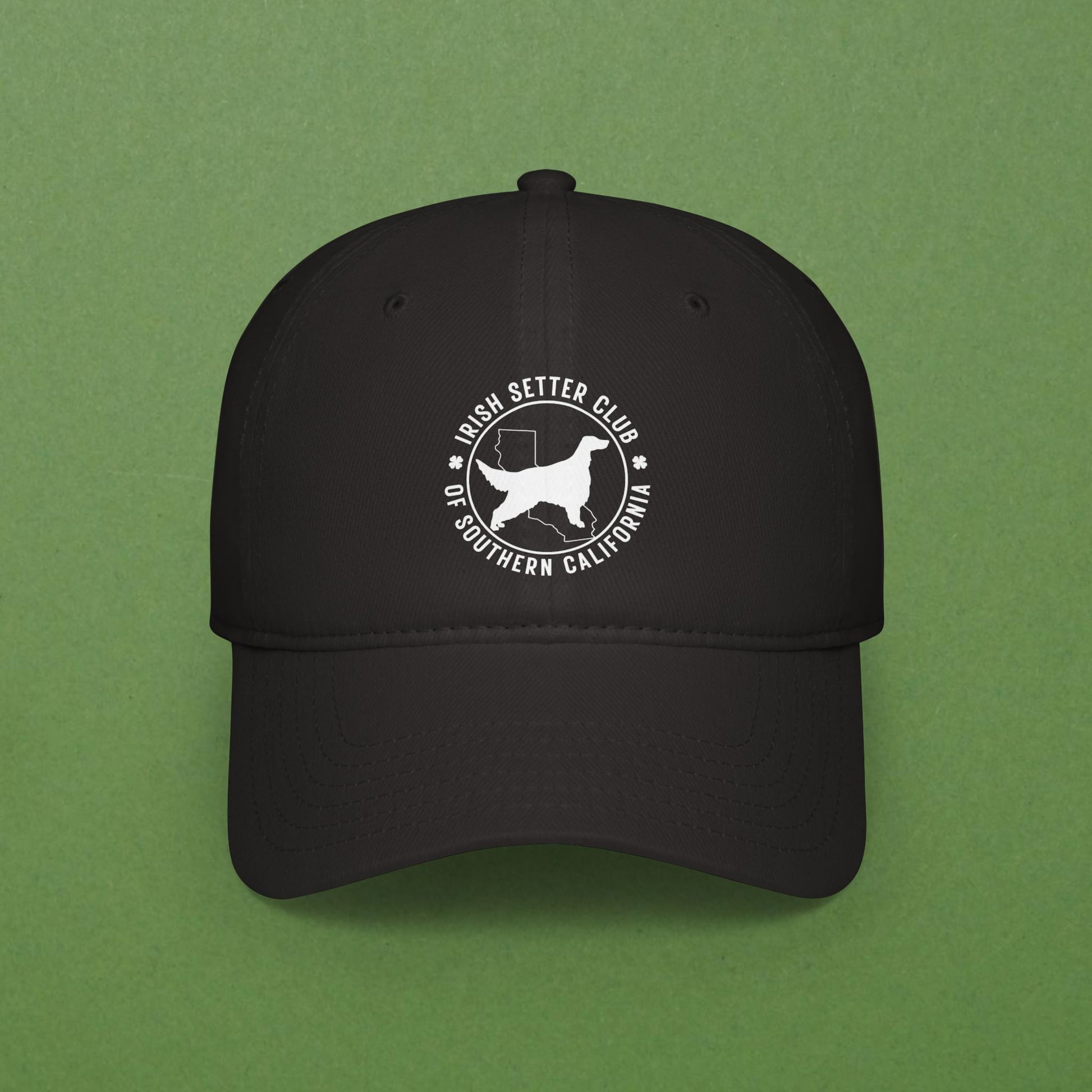 Irish Setter Club New Round Logo Low Profile Baseball Cap