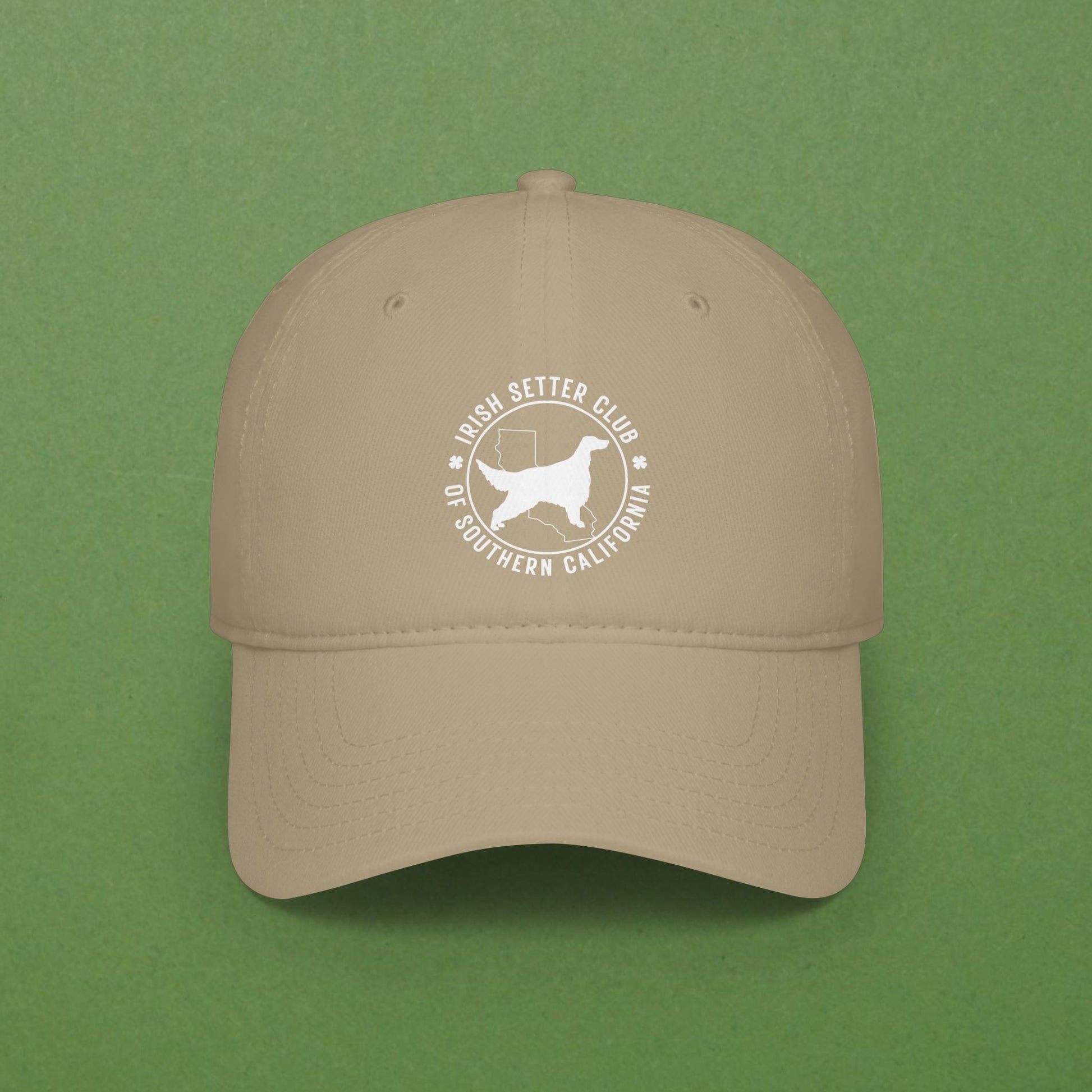 Irish Setter Club New Round Logo Low Profile Baseball Cap
