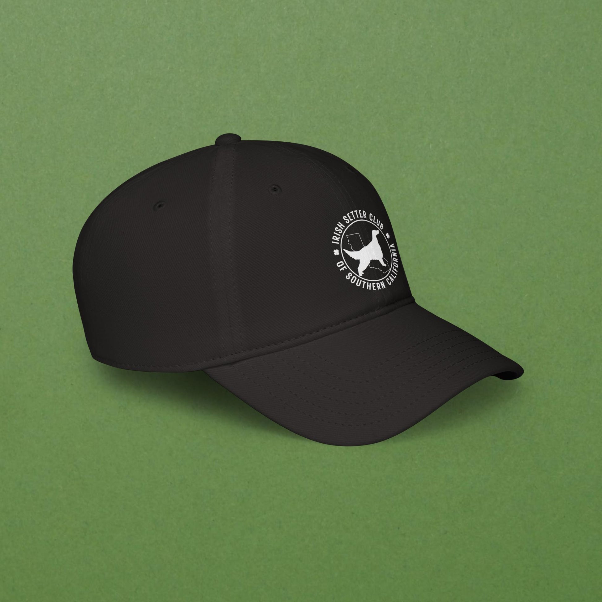Irish Setter Club New Round Logo Low Profile Baseball Cap