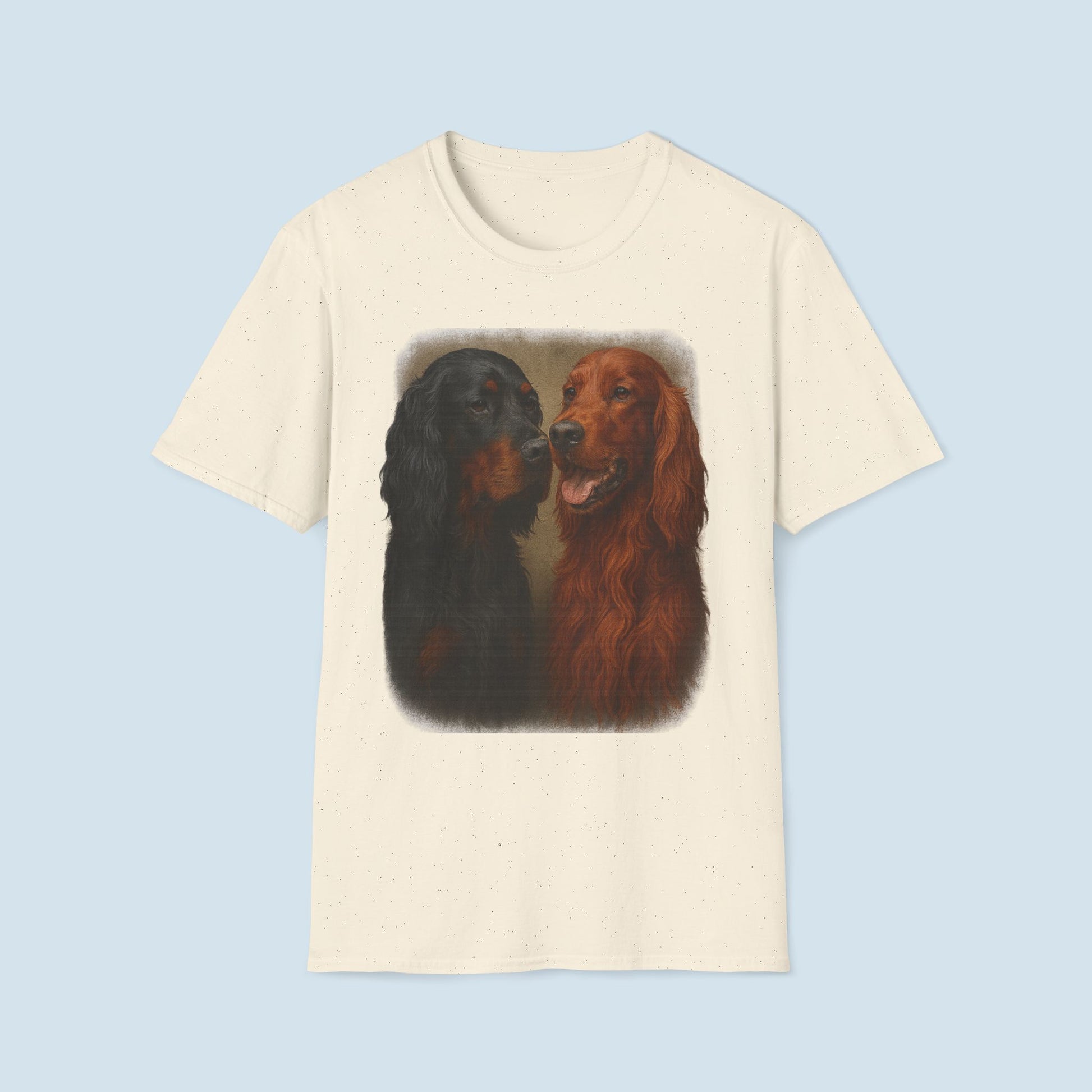 Irish and Gordon Setter Portrait T-Shirt