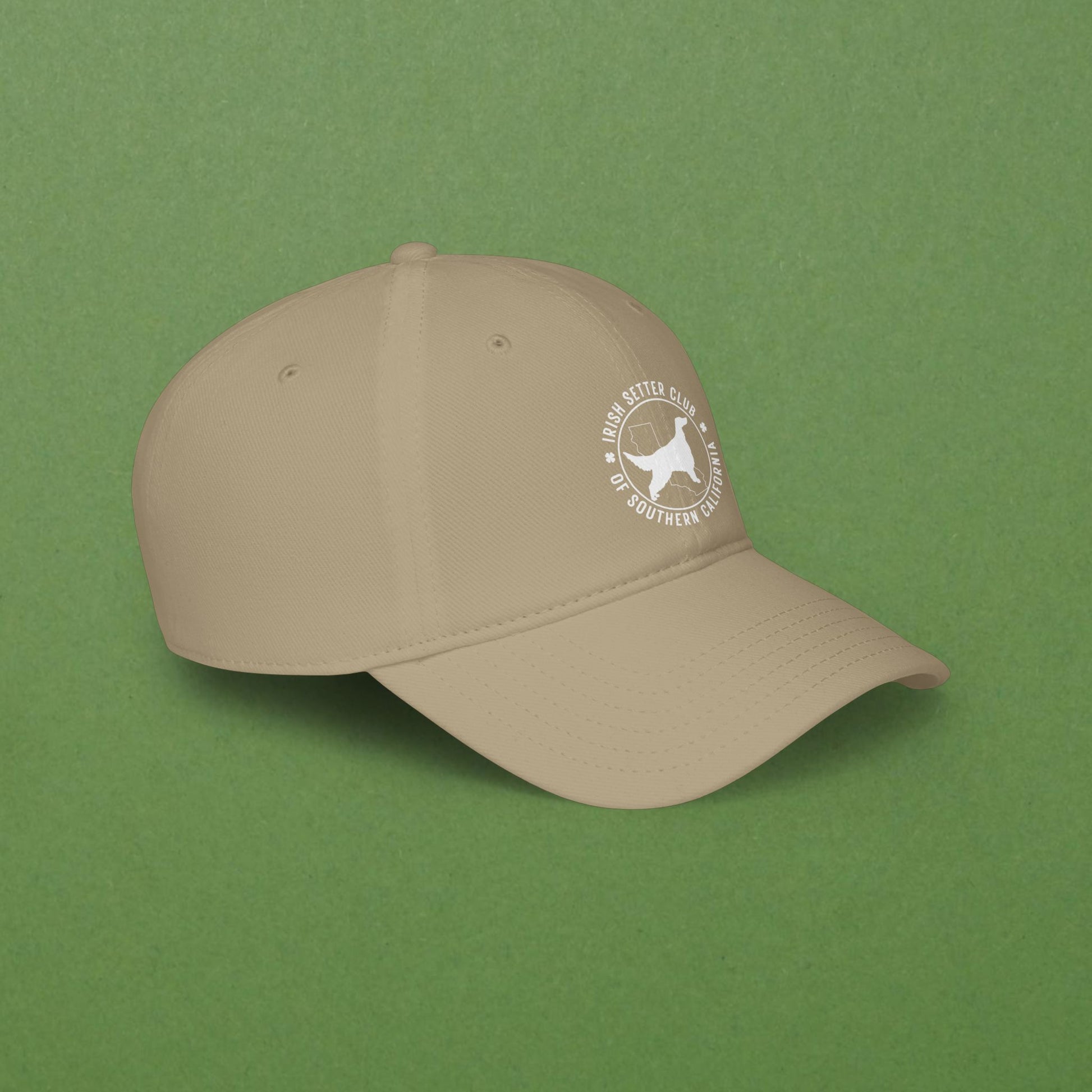 Irish Setter Club New Round Logo Low Profile Baseball Cap