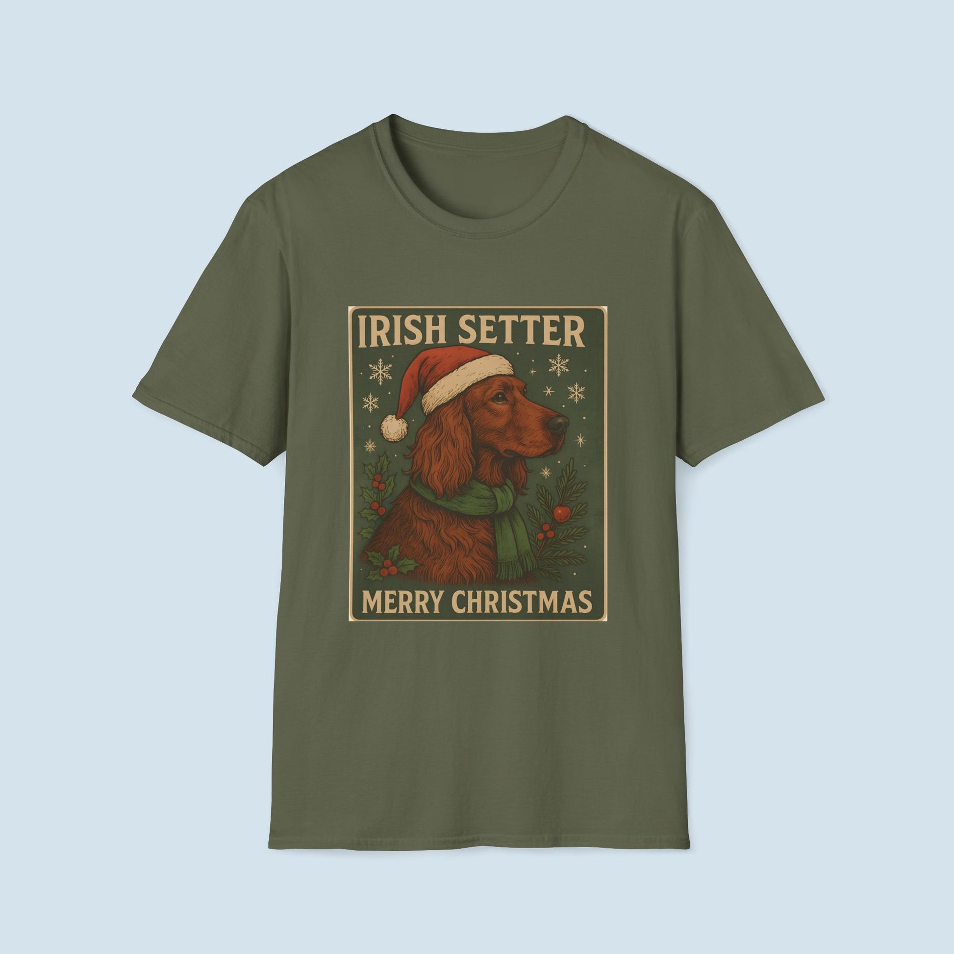 Merry Christmas Vintage Setter Tee