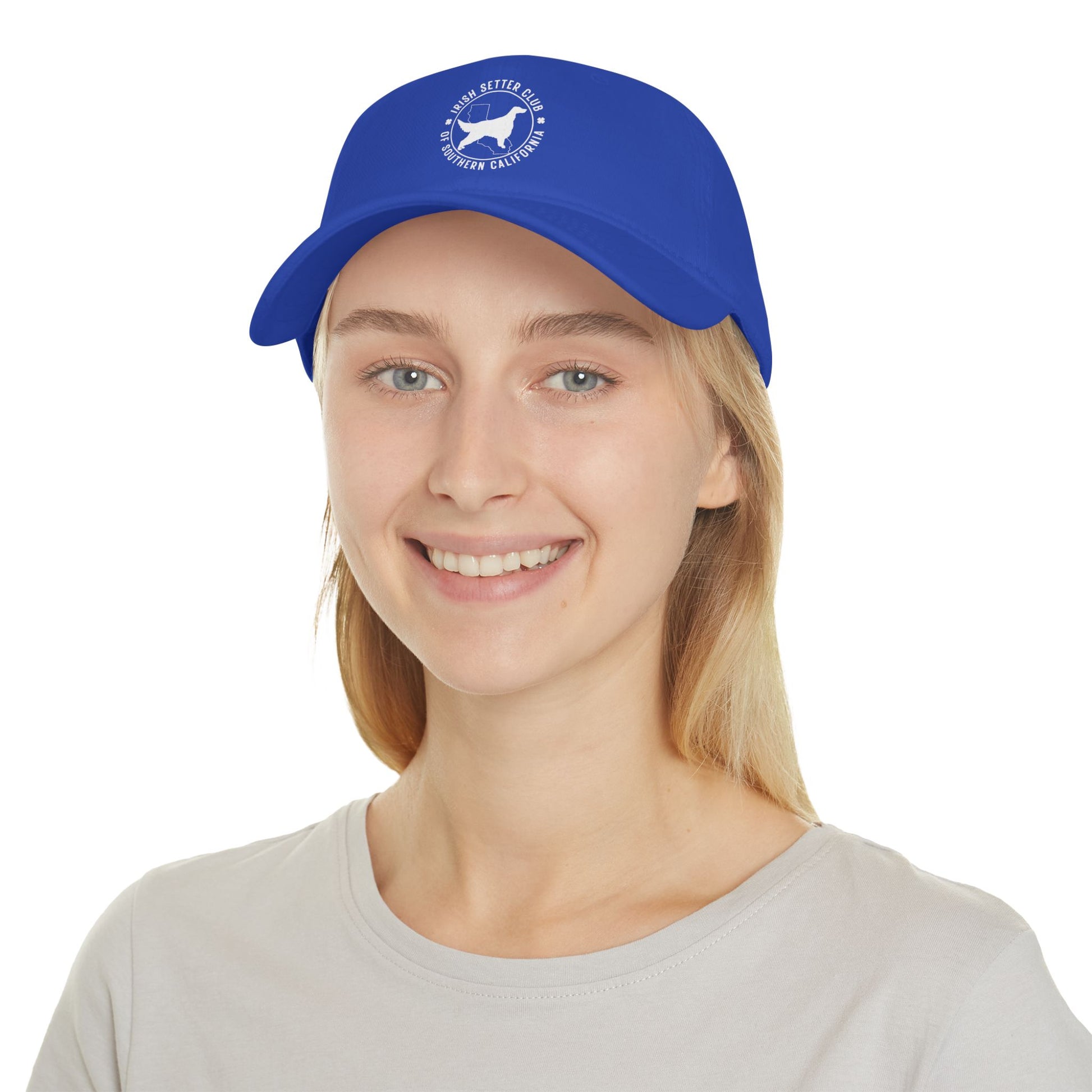 Irish Setter Club New Round Logo Low Profile Baseball Cap