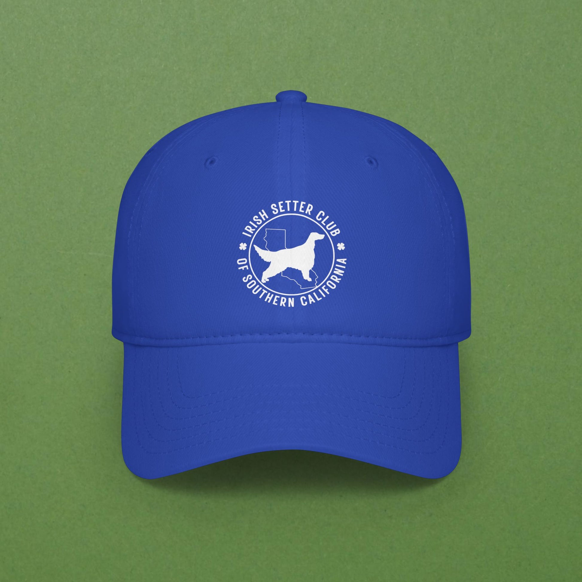 Irish Setter Club New Round Logo Low Profile Baseball Cap