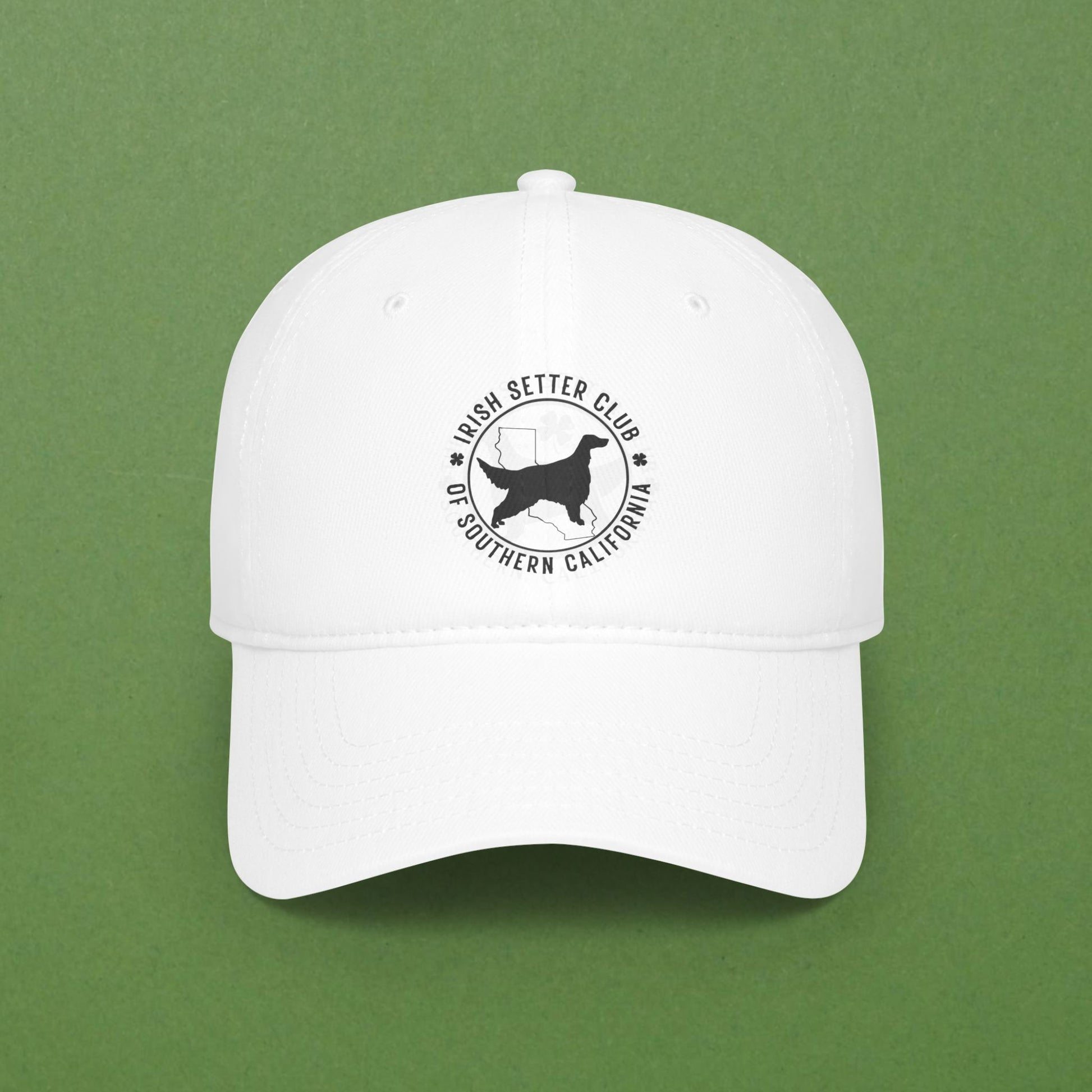 Irish Setter Club New Round Logo Low Profile Baseball Cap