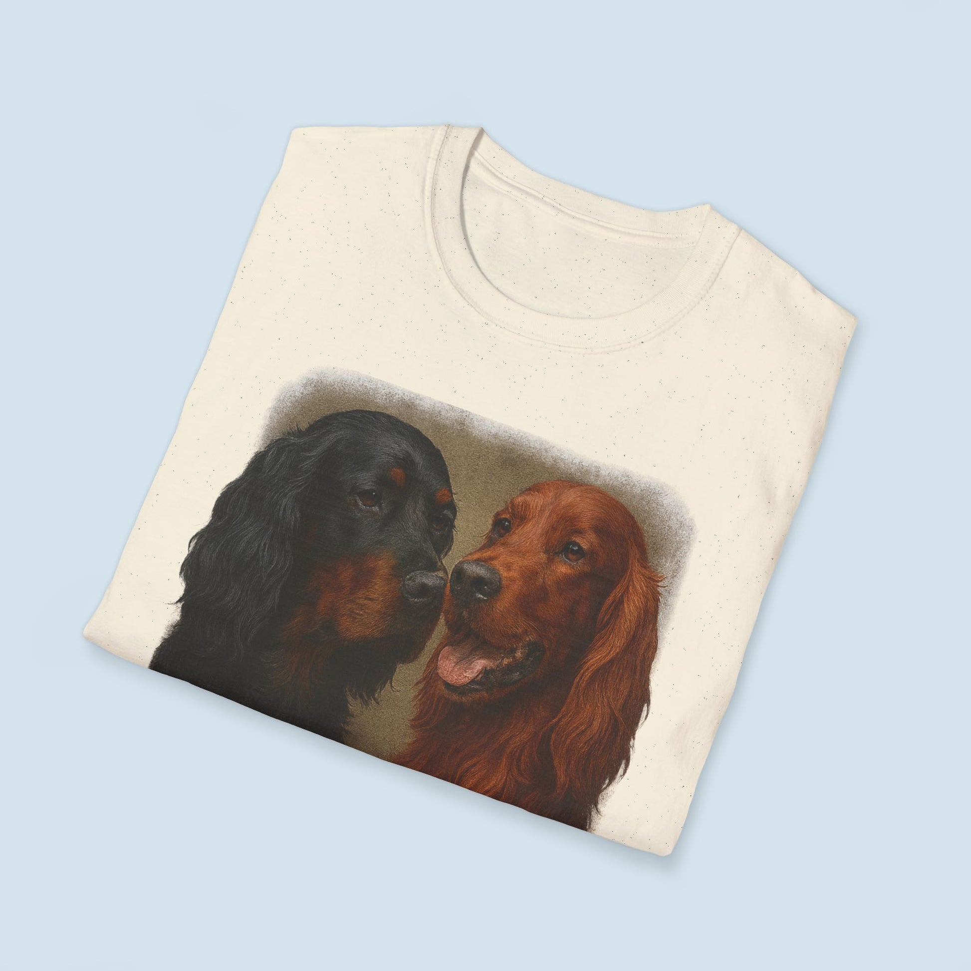 Irish and Gordon Setter Portrait T-Shirt