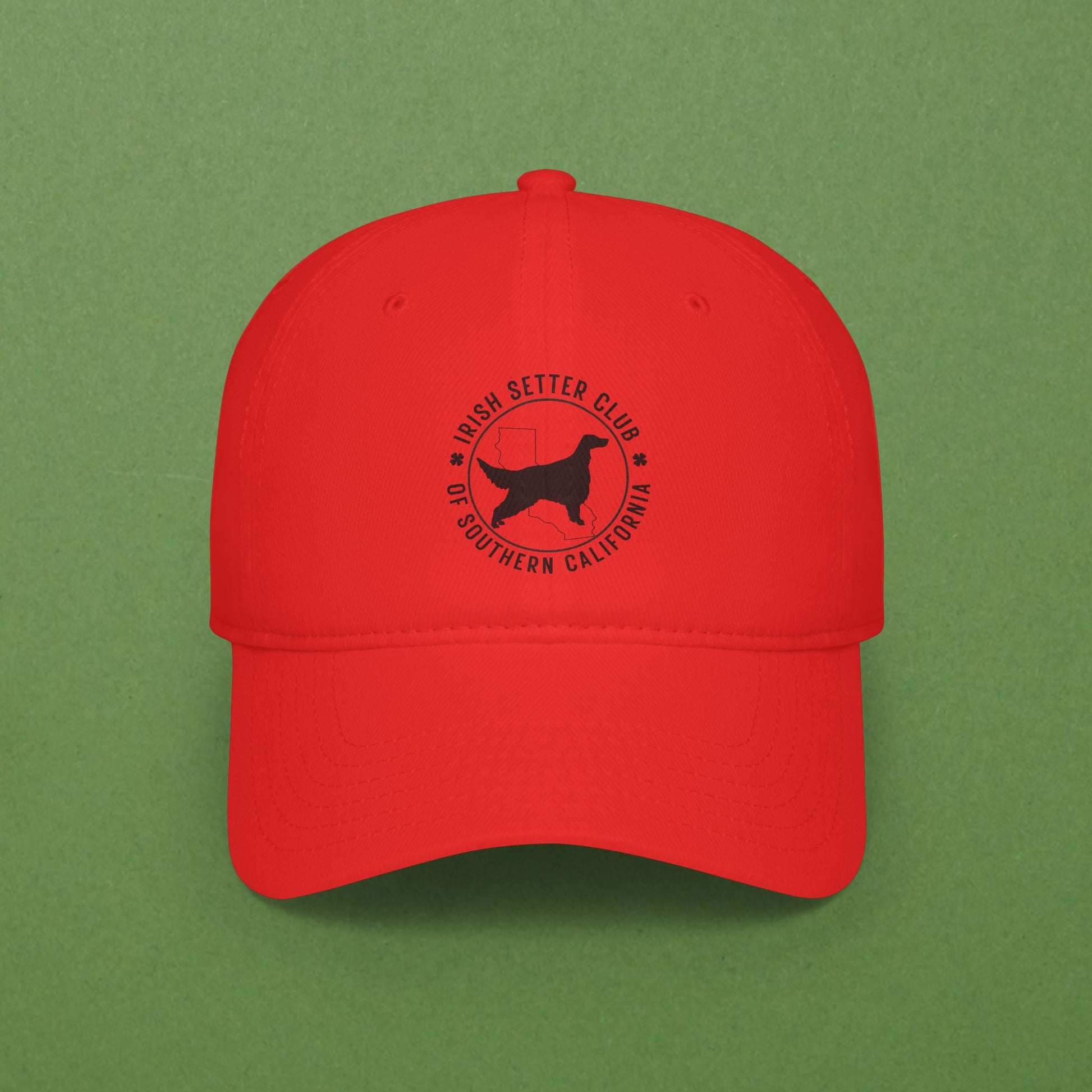 Irish Setter Club New Round Logo Low Profile Baseball Cap
