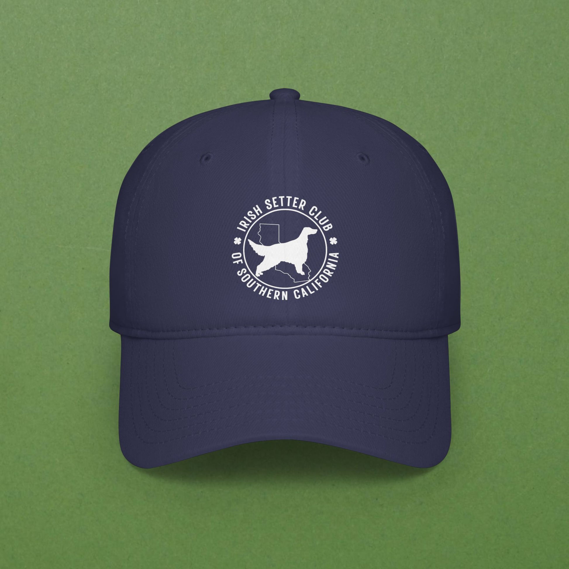 Irish Setter Club New Round Logo Low Profile Baseball Cap
