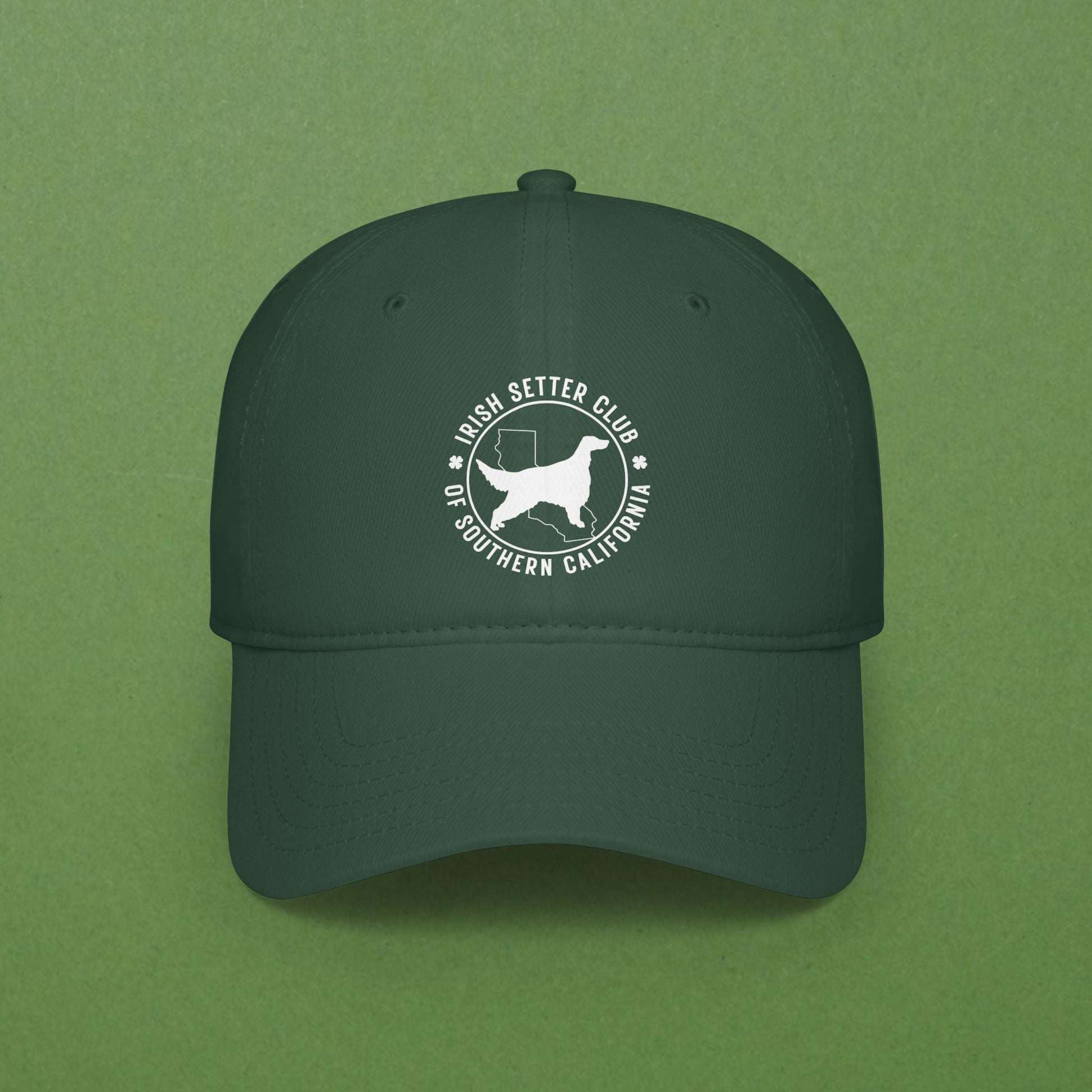 Irish Setter Club New Round Logo Low Profile Baseball Cap