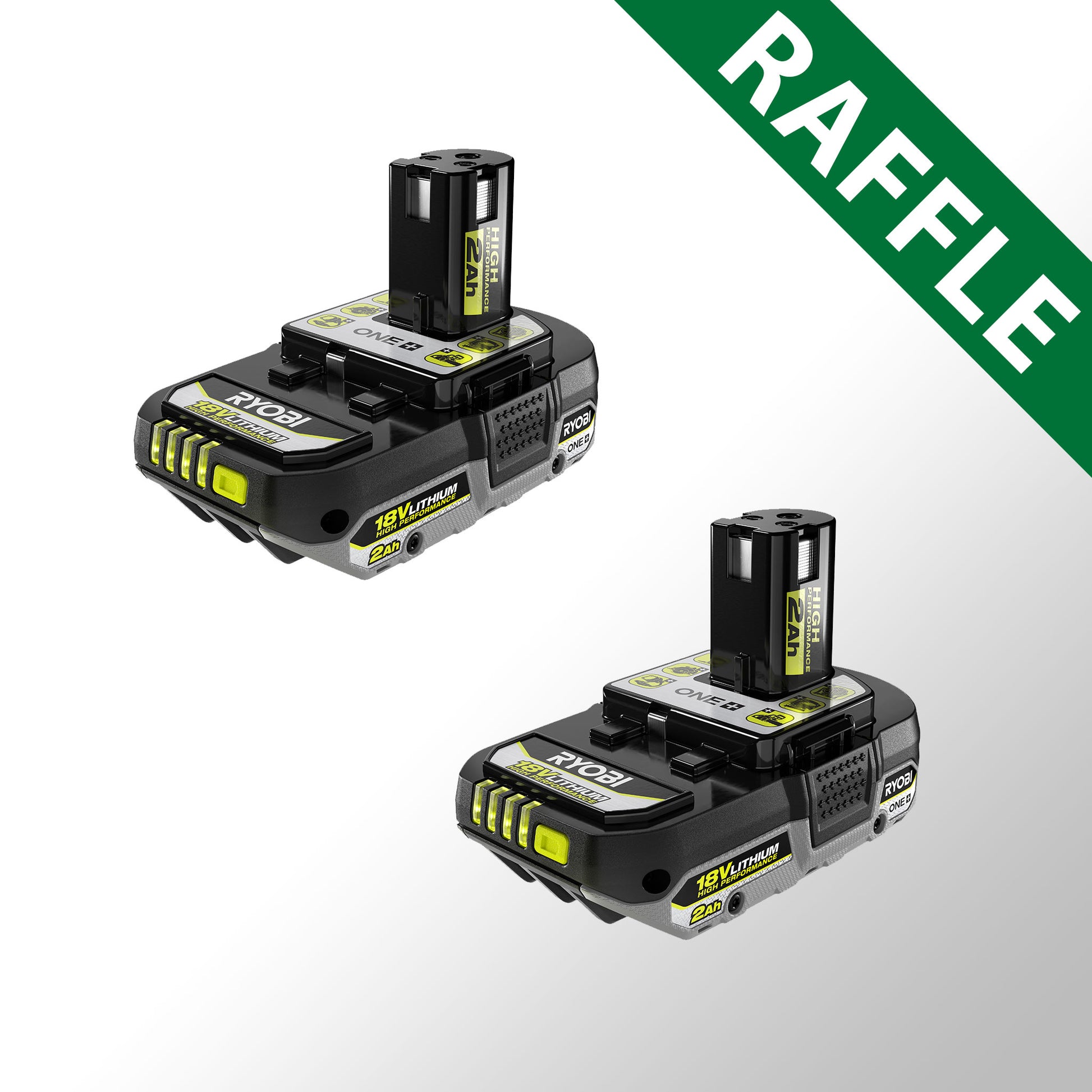 5 RAFFLE TICKETS: Ryobi Batteries